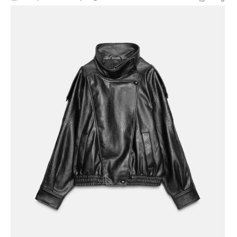 Viral Zara Faux Leather Jacket